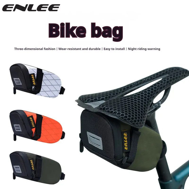 ENLEE E2493 Olive Green Bicycle Saddle Bag 1.3L image 1
