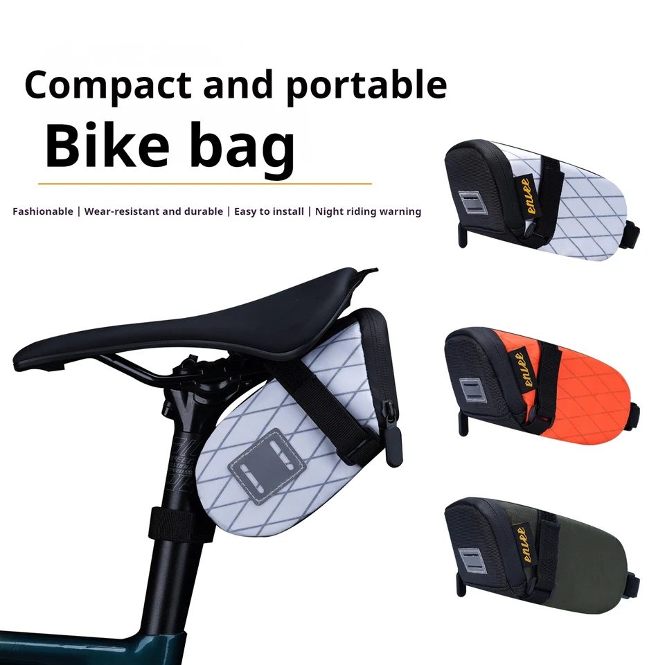ENLEE E2493 Olive Green Bicycle Saddle Bag 1.3L image 4