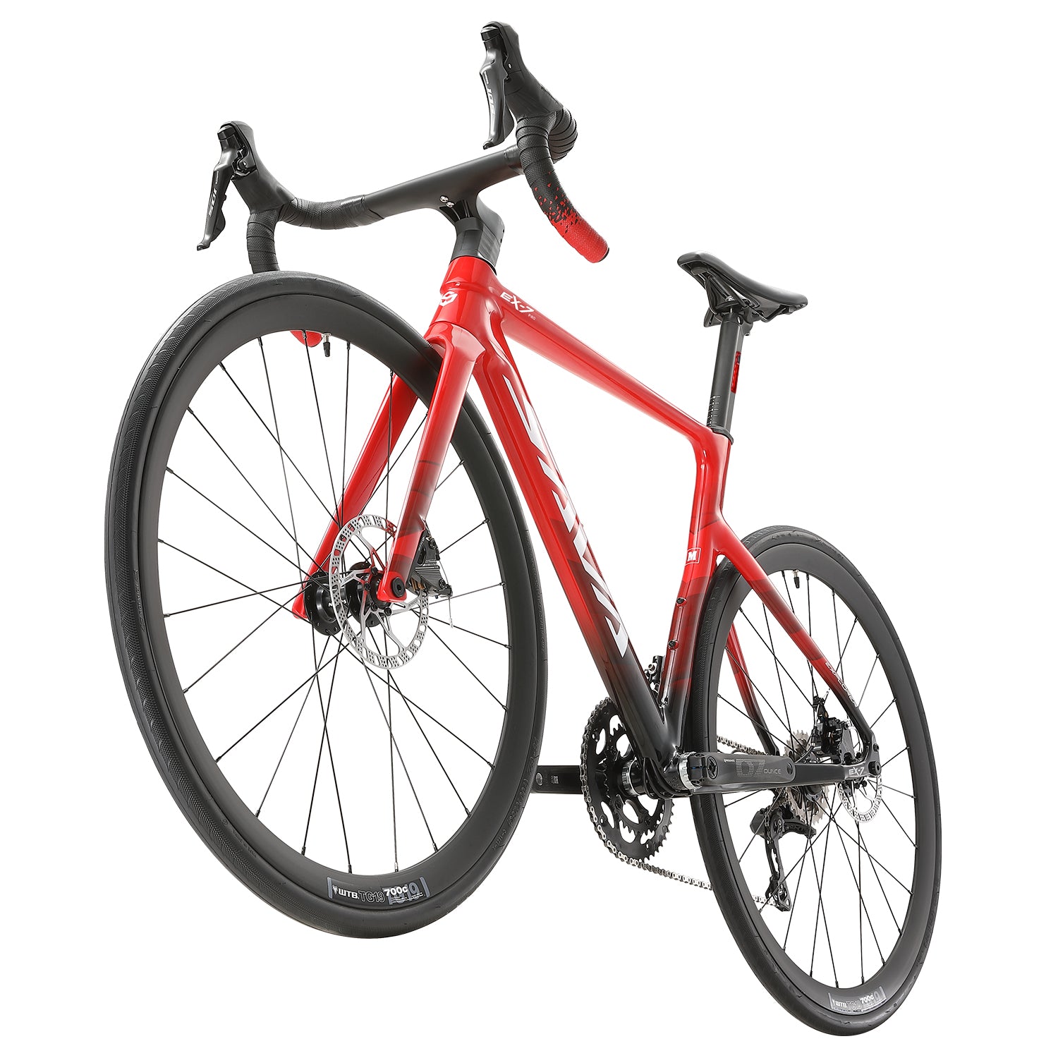 EX-7PRO-R7000-Red-integrated handlebar
