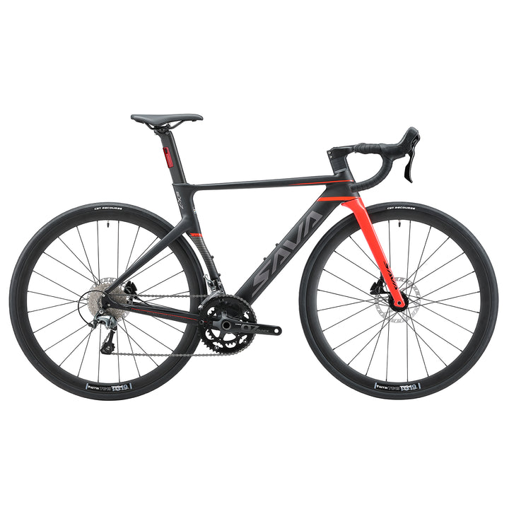 EX7 Aluminum Road Bike-Black red