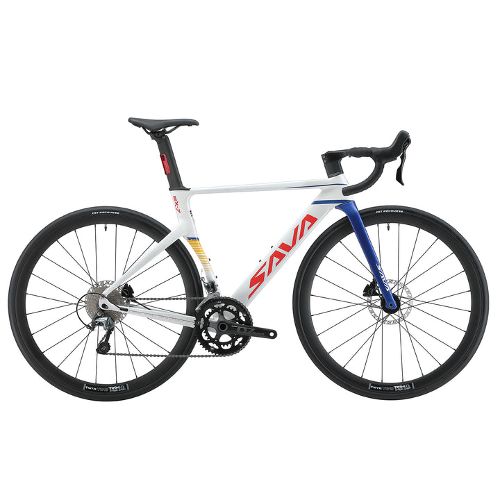 EX7 Aluminum Road Bike -White red