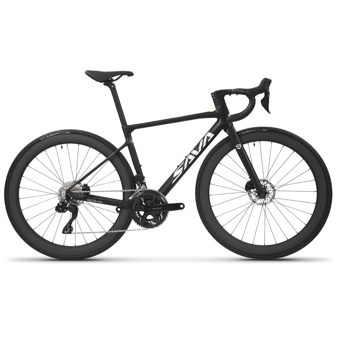 Full Carbon Road Bike|Shimano 105 Di2 Groupset|SAVA Falcon 7.0 Black