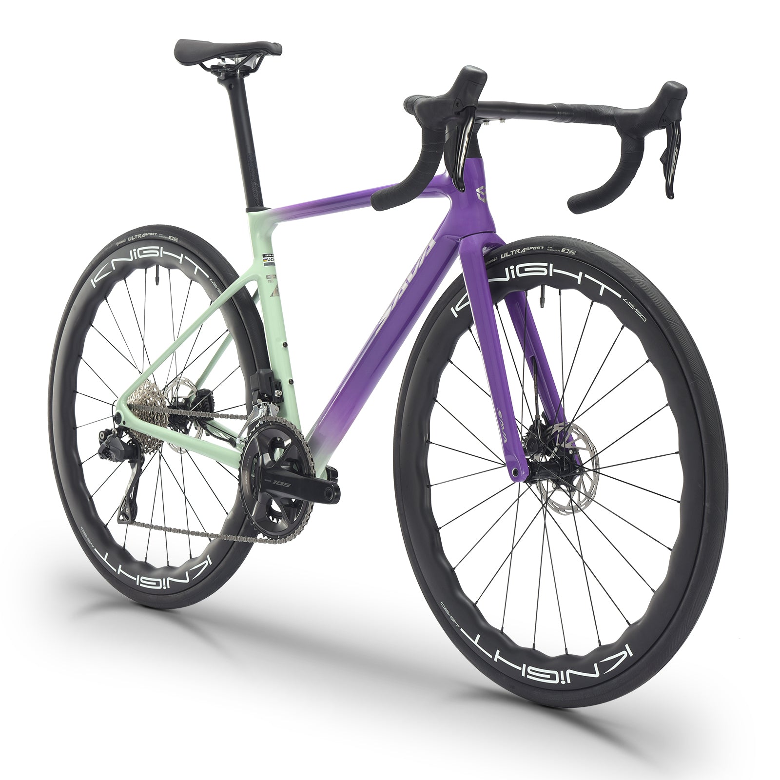 SAVA Falcon SLR7|Knight wave pattern wheels|Dreamy purple