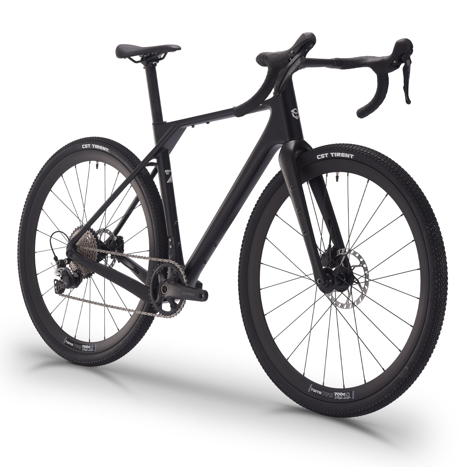 SAVA GelaroS6 carbon fiber gravel bike|shimano grx600 groupset|Flared Aluminum Handlebar|Classic Black