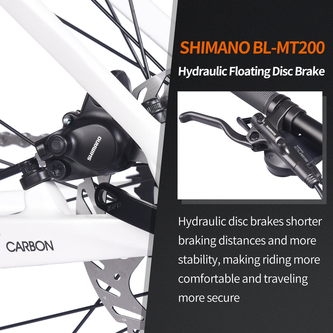 Shimano MT200 hydraulic disc brake|SAVA Carbon Bike