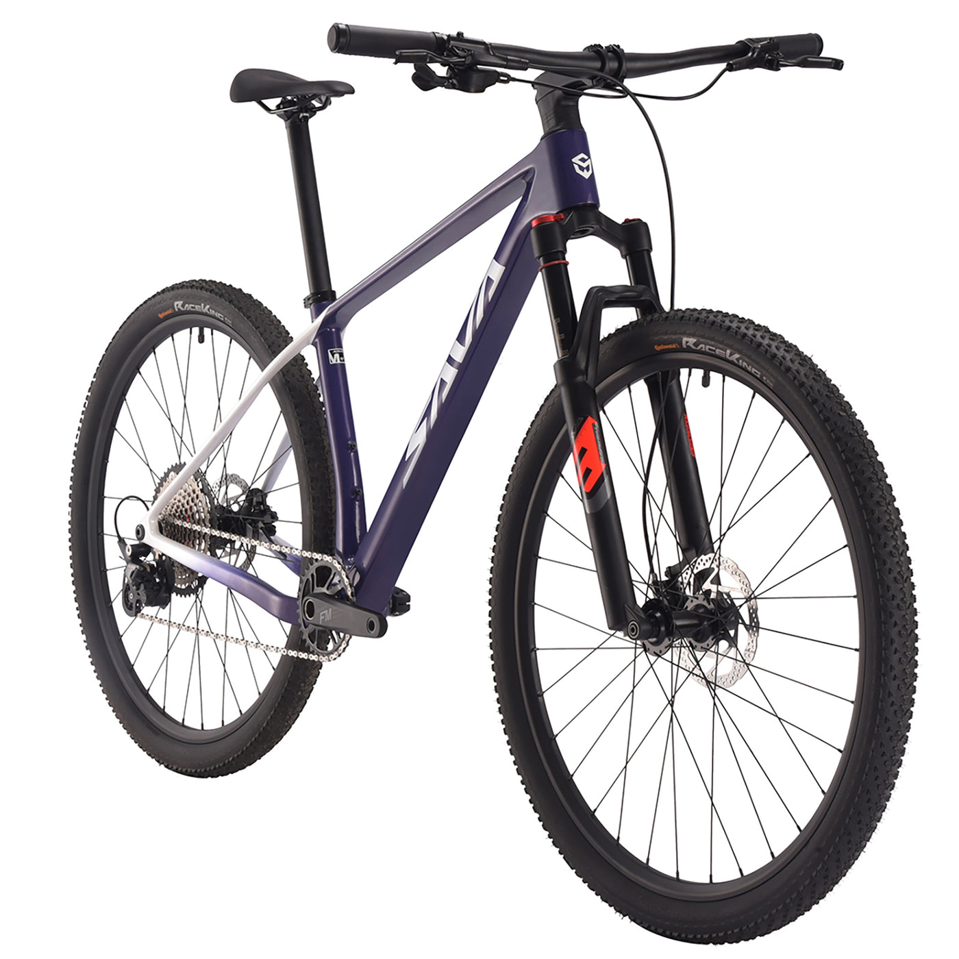 SAVA Lantop 612 Plus carbon mountain bike side-profile presentation