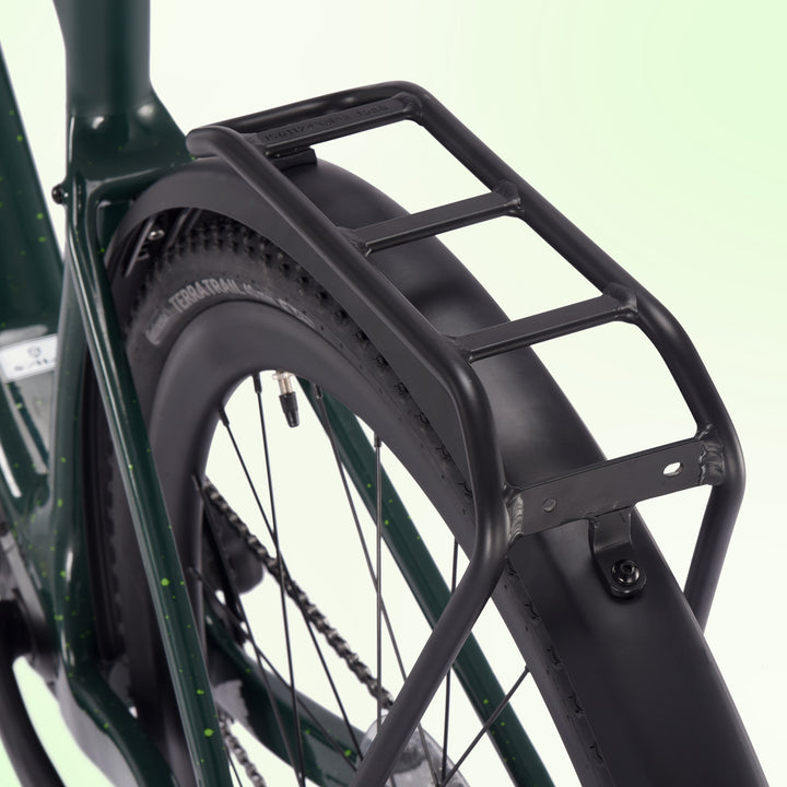 Aluminum Rear Bicycle Carrier Rack - Heavy-Duty Design for Groceries, Luggage & Camping Gear