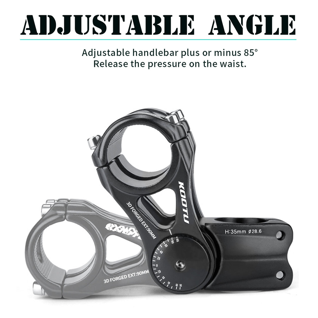 Mountain Bike Stem Riser Adjustable Handlebar Stem Extender – SAVA