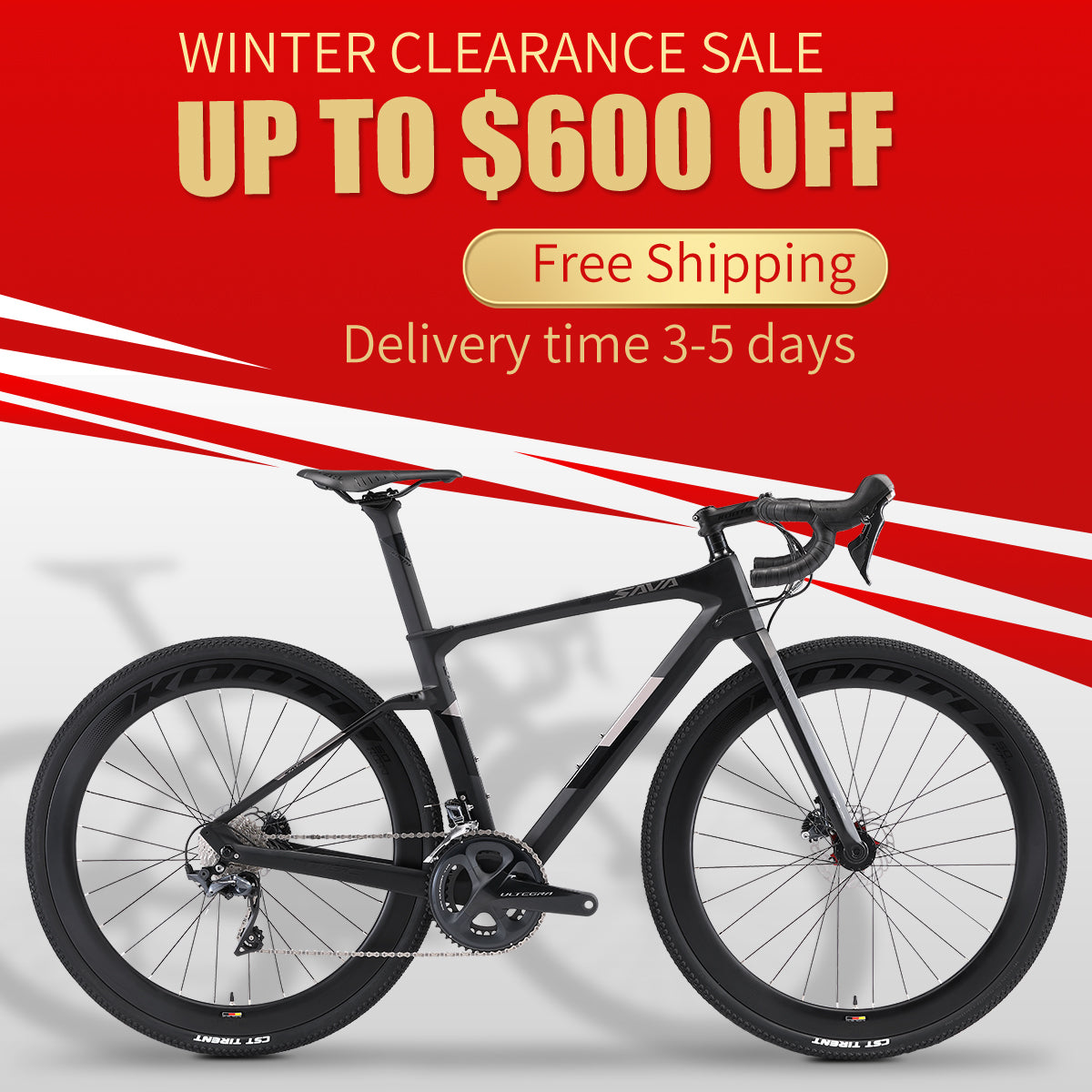 SAVA Carbon Bike Affordable Road Mountain Gravel Folding Bike