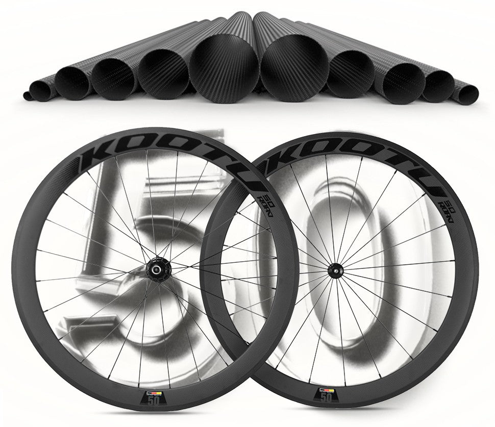 50mm depth carbon fiber wheels