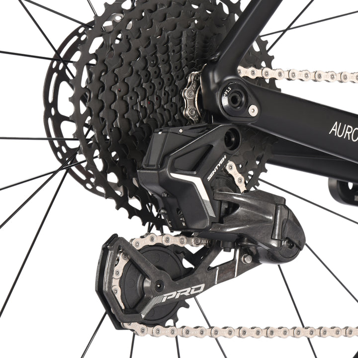 2026 sava a7 se carbon electronic shifting road bike comes with RD-ES800-GS  rear derailleur