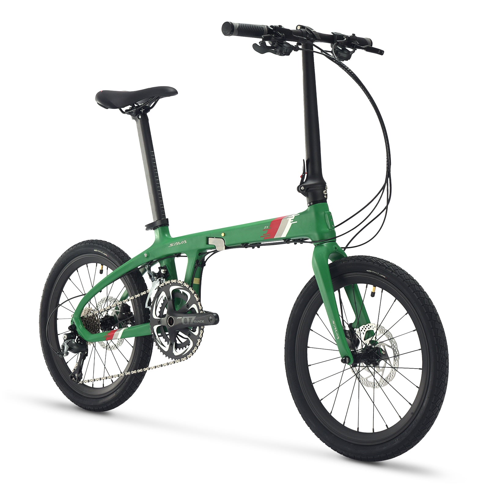 SAVA Z1 カーボン折りたたみ自転車 Shimano 4700 ディスク