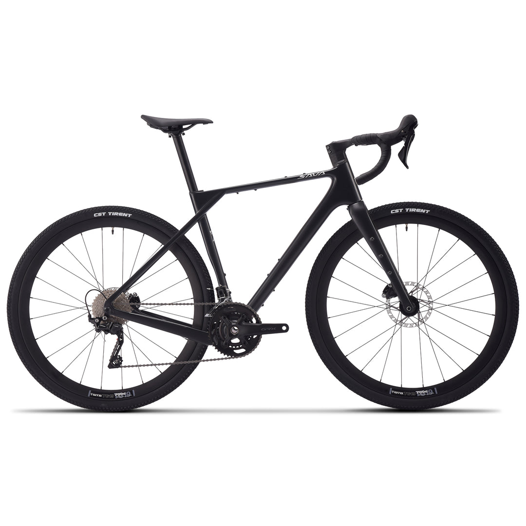 SAVA Gelaro S4-GRX400 Carbon Gravel Bike-Black