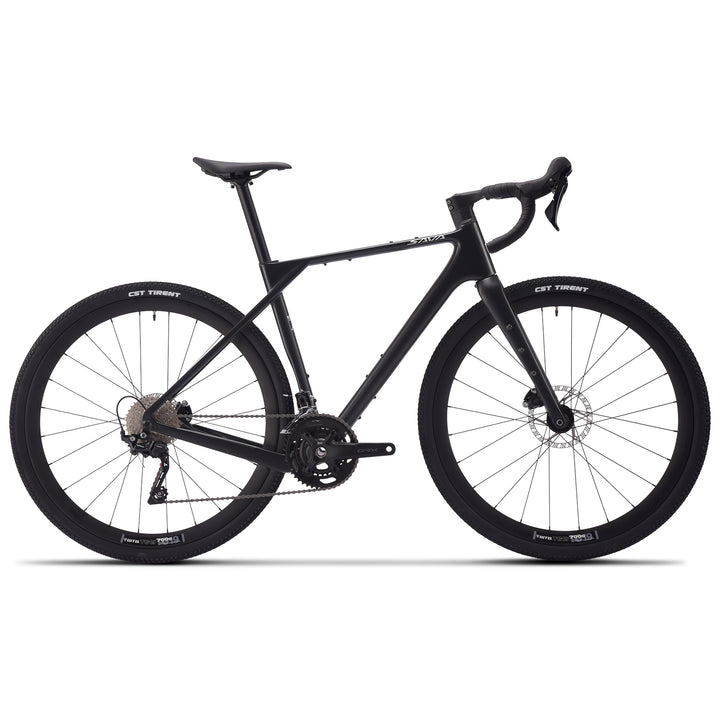 SAVA Gelaro S4-GRX400 Carbon Gravel Bike-Black
