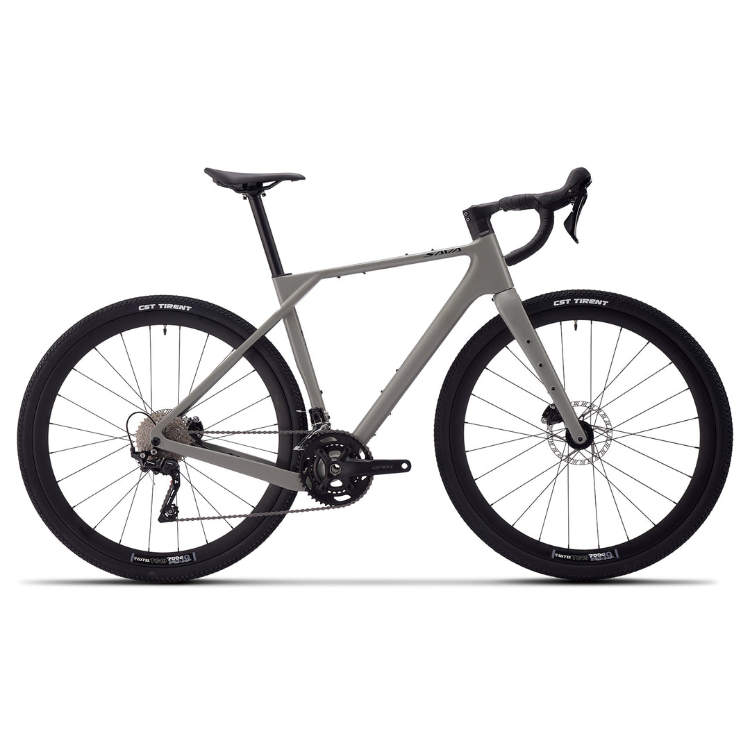 SAVA Gelaro S4-GRX400 Carbon Gravel Bike-Gray