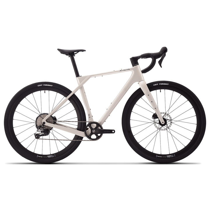 SAVA Gelaro S6 Carbon Gravel Bike-White