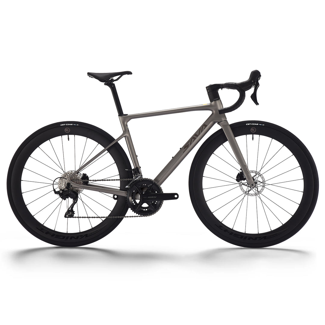 SAVA NEW STAR SHIP Carbon Fiber Road Bike Starry Gray - Adult Racing Bike with T800 Carbon Frame