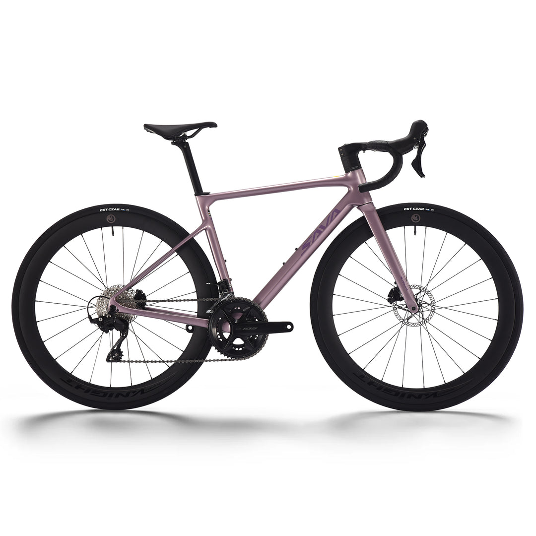SAVA NEW STAR SHIP Carbon Fiber Road Bike Starry Purple - Shimano 105 Groupset Road Bicycle