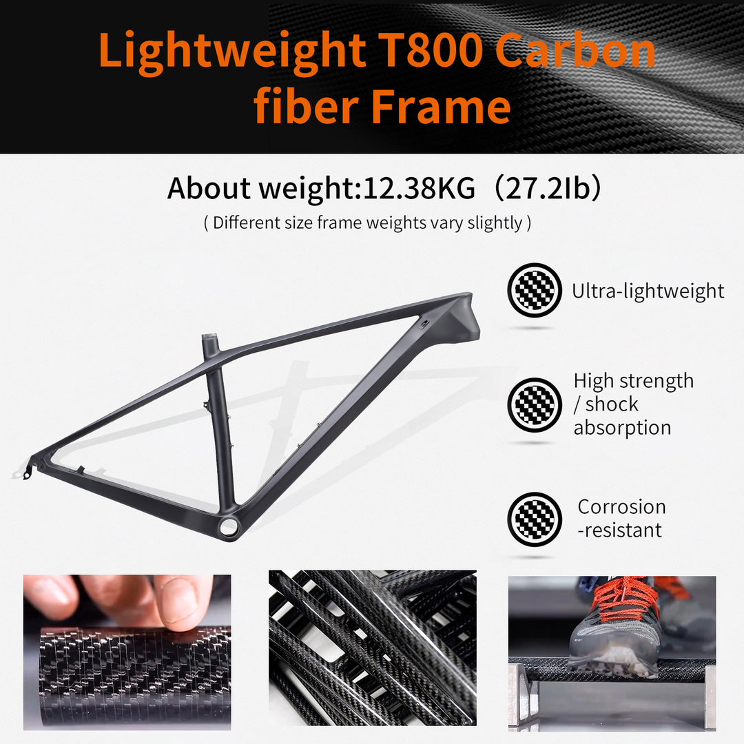 Lightweight carbon fiber mtb frame|t800 carbon fiber frame