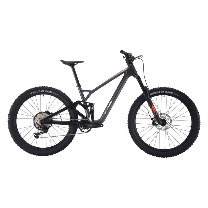 Titan 612 carbon full suspension mountain bike -gray in usa
