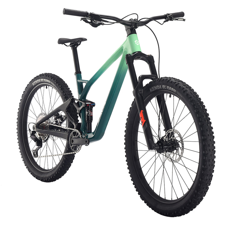 SAVA TITAN 612-Deore M6100 Full Suspension Carbon Mountain Bike 12SP