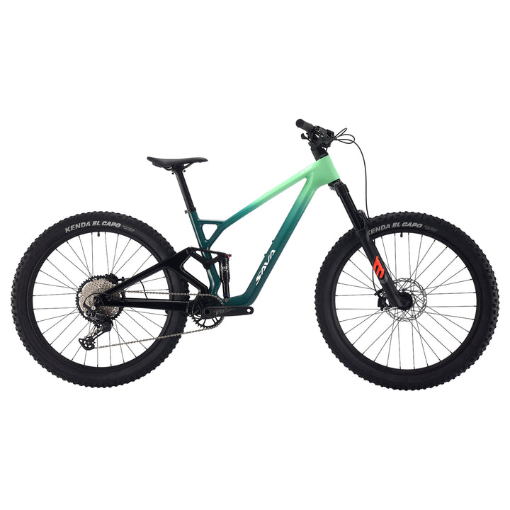 Titan 612 carbon full suspension mountain bike -green in usa