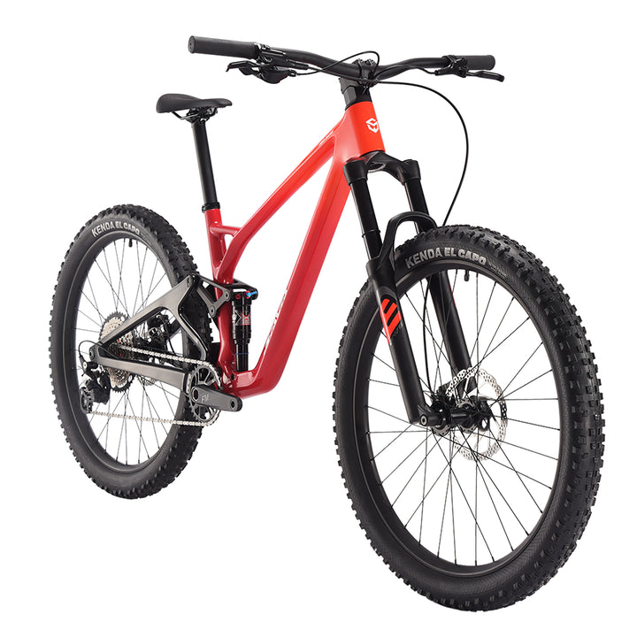 SAVA TITAN 612-Deore M6100 Full Suspension Carbon Mountain Bike 12SP