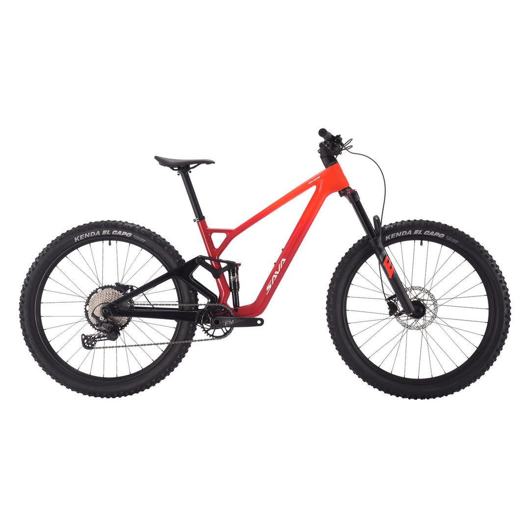 Titan 612 carbon full suspension mountain bike -red in usa