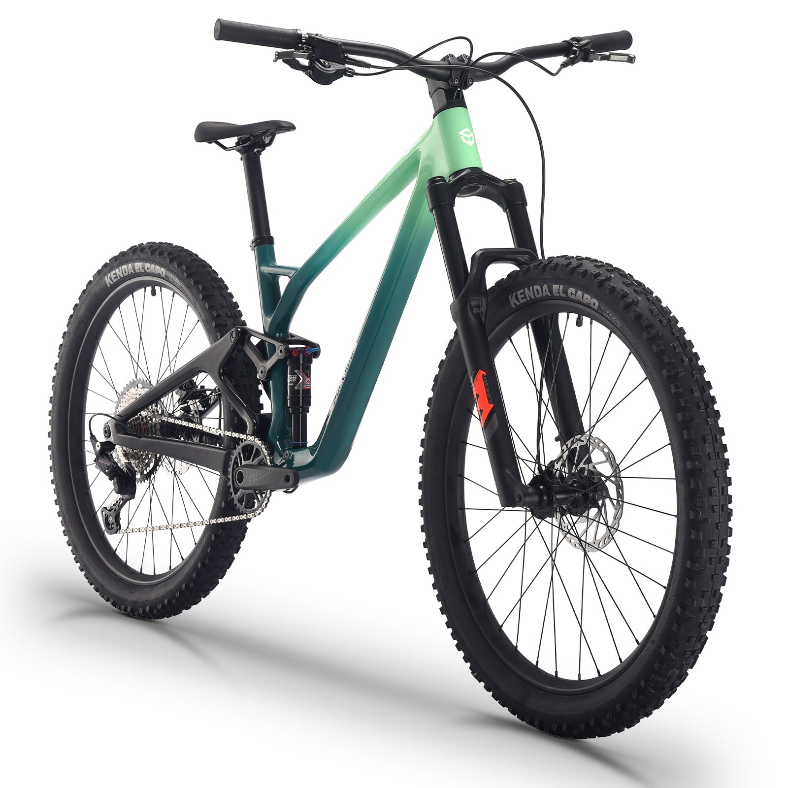The best inexpensive full suspension mountain bike​ online-sava titan612-mountain green