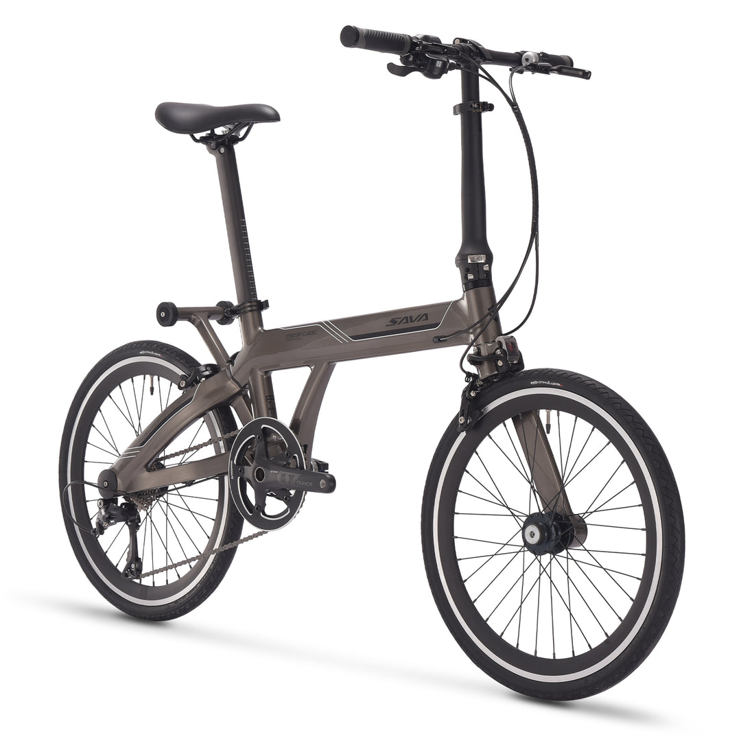 20inch the cheapest sava z3 carbon folding bike in the world-gray