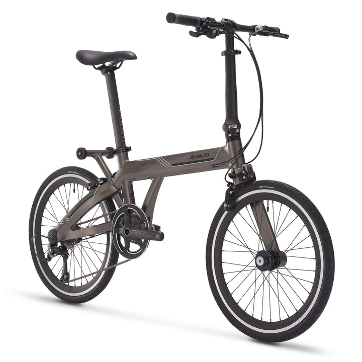 20inch the cheapest sava z3 carbon folding bike in the world-gray