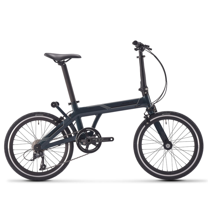 20 inch ultra-light SAVA Z3 carbon single arm folding bike for adult -Darkblue