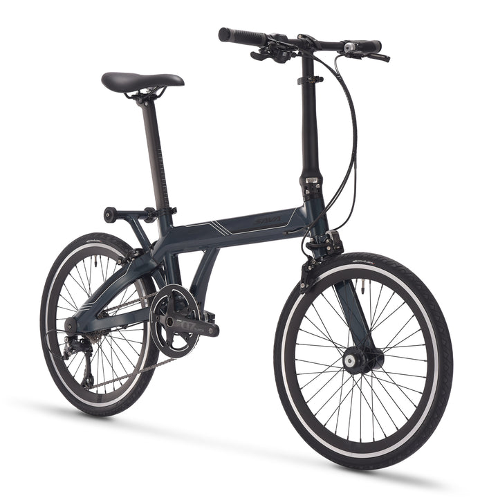 20 inch lightweight SAVA Z3 carbon single arm folding bike -Darkblue
