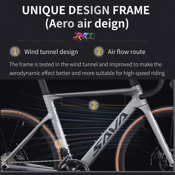A7 Full Integrated Carbon Fiber Bike - SAVA Carbon Bike