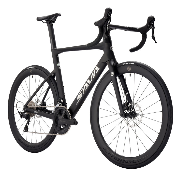 2026 SAVA A7L PRO 105 R7120 carbon road bike black front 45-degree white background image