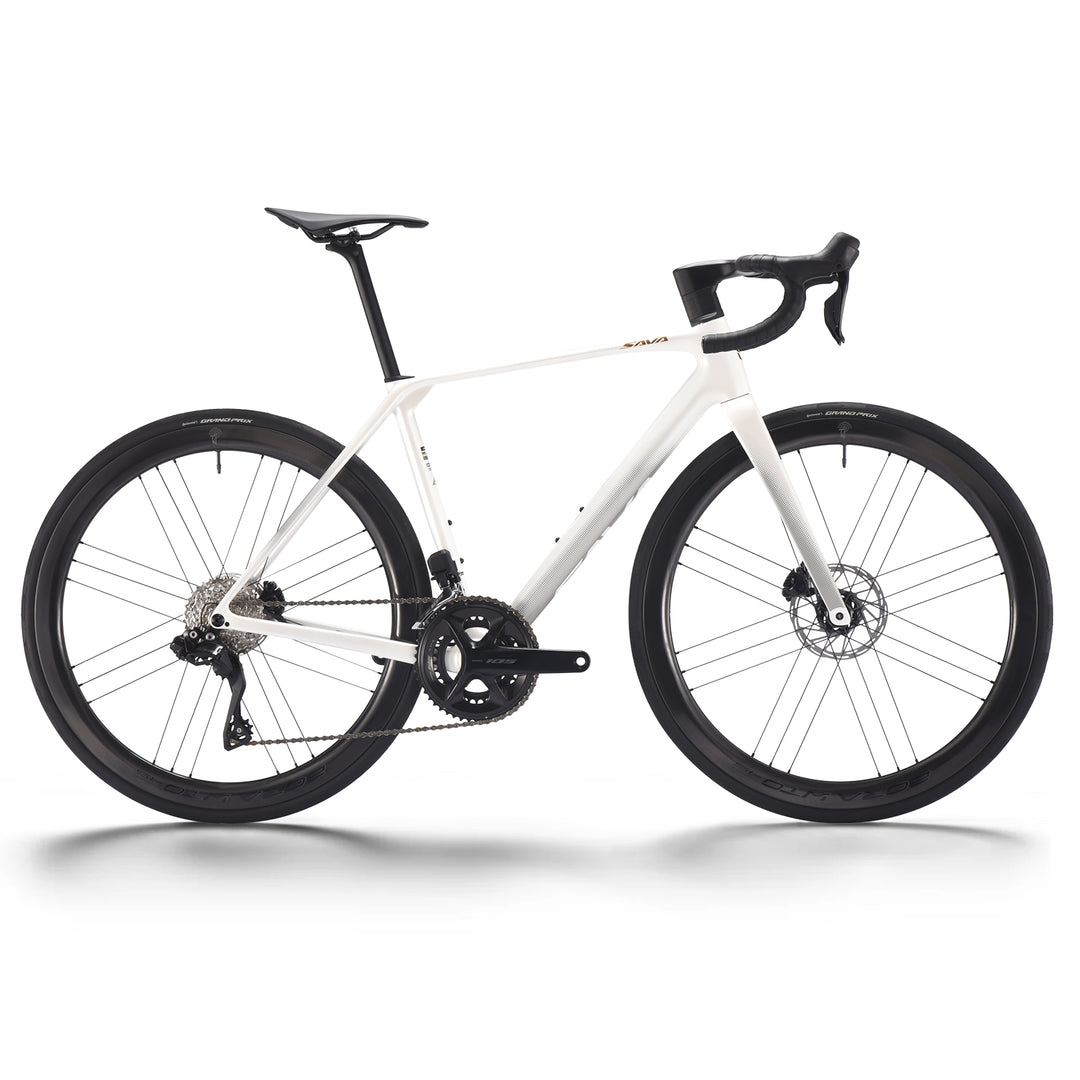 2026 AeroX R7-105 R7170 Di2 Full Carbon Road Bike 24SP, 50mm Carbon wheels / Gray / 44cm (XS)(5'1''-5'6'')