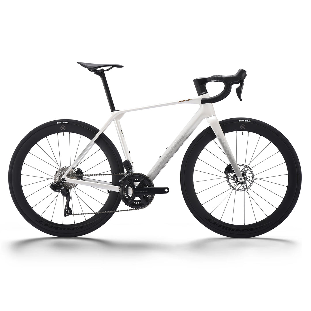 2026 AeroX R7 SLR7 Lunar Eclipse Titanium Gold full carbon road bike main image