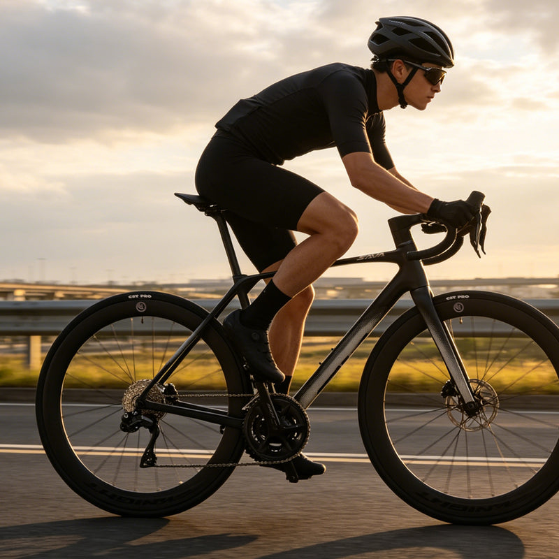 AeroX R7 road bike rider lifestyle image 03