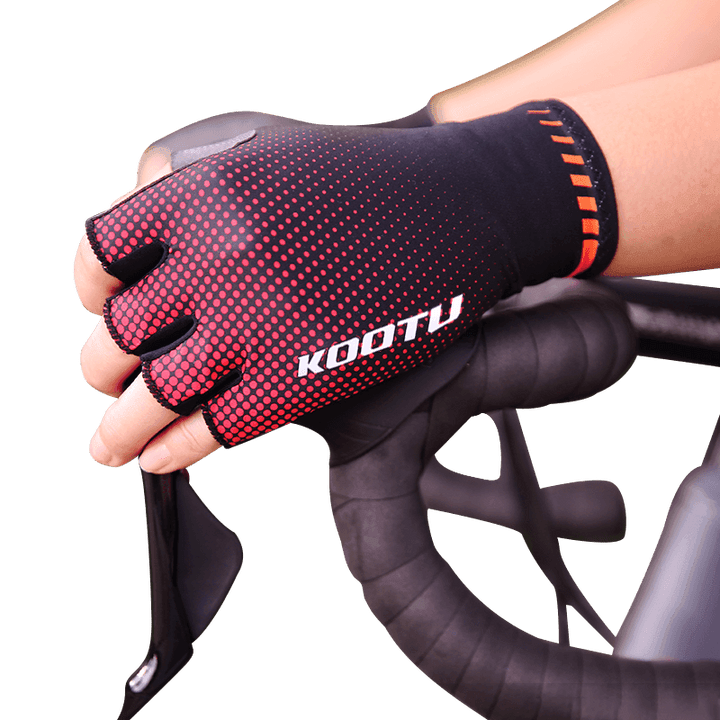 Biking Gloves Cycling Mitts Unisex Bike Half Finger Gloves - SAVA Carbon Bike