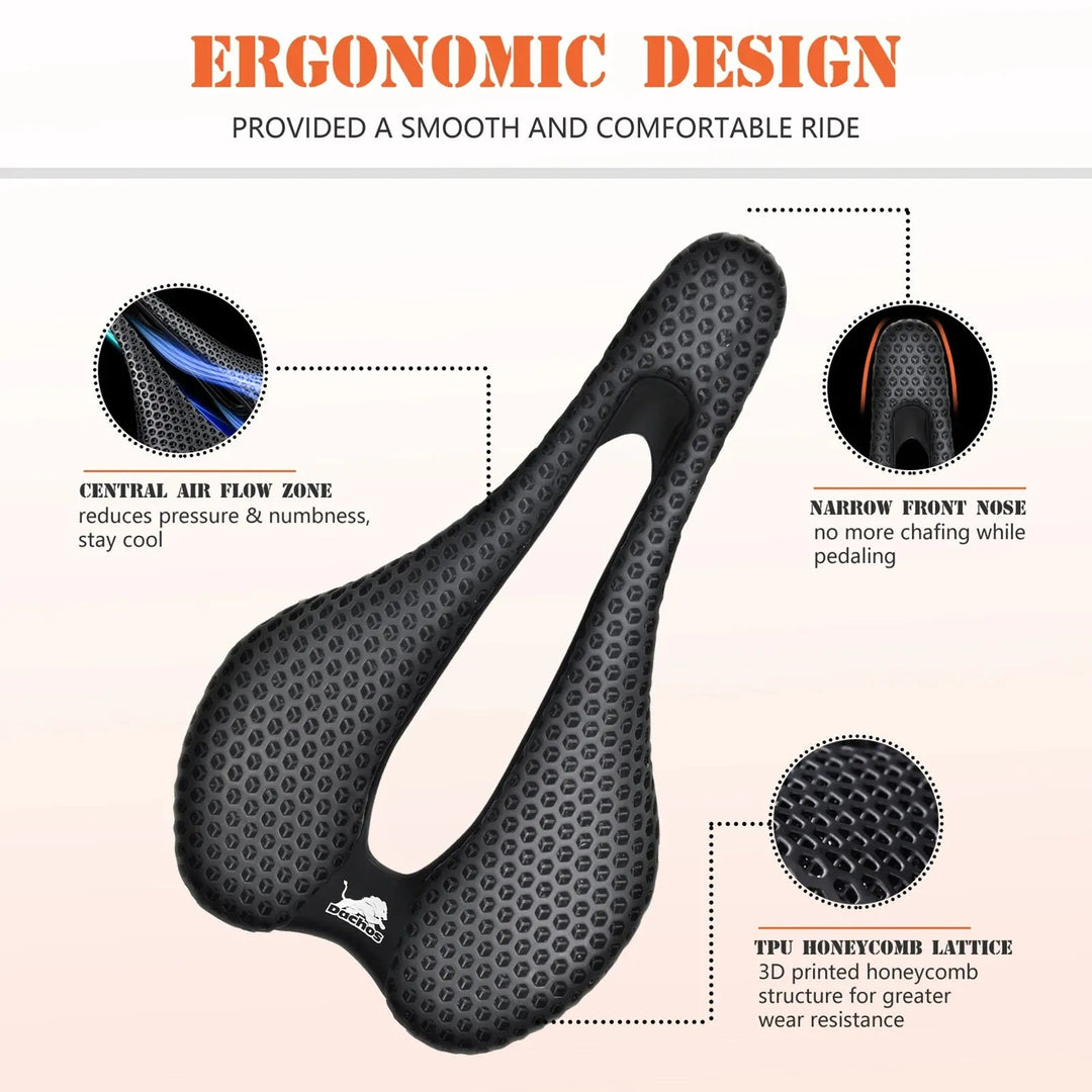 3D Carbon Fiber Bike Saddle – SAVA Carbon Bike