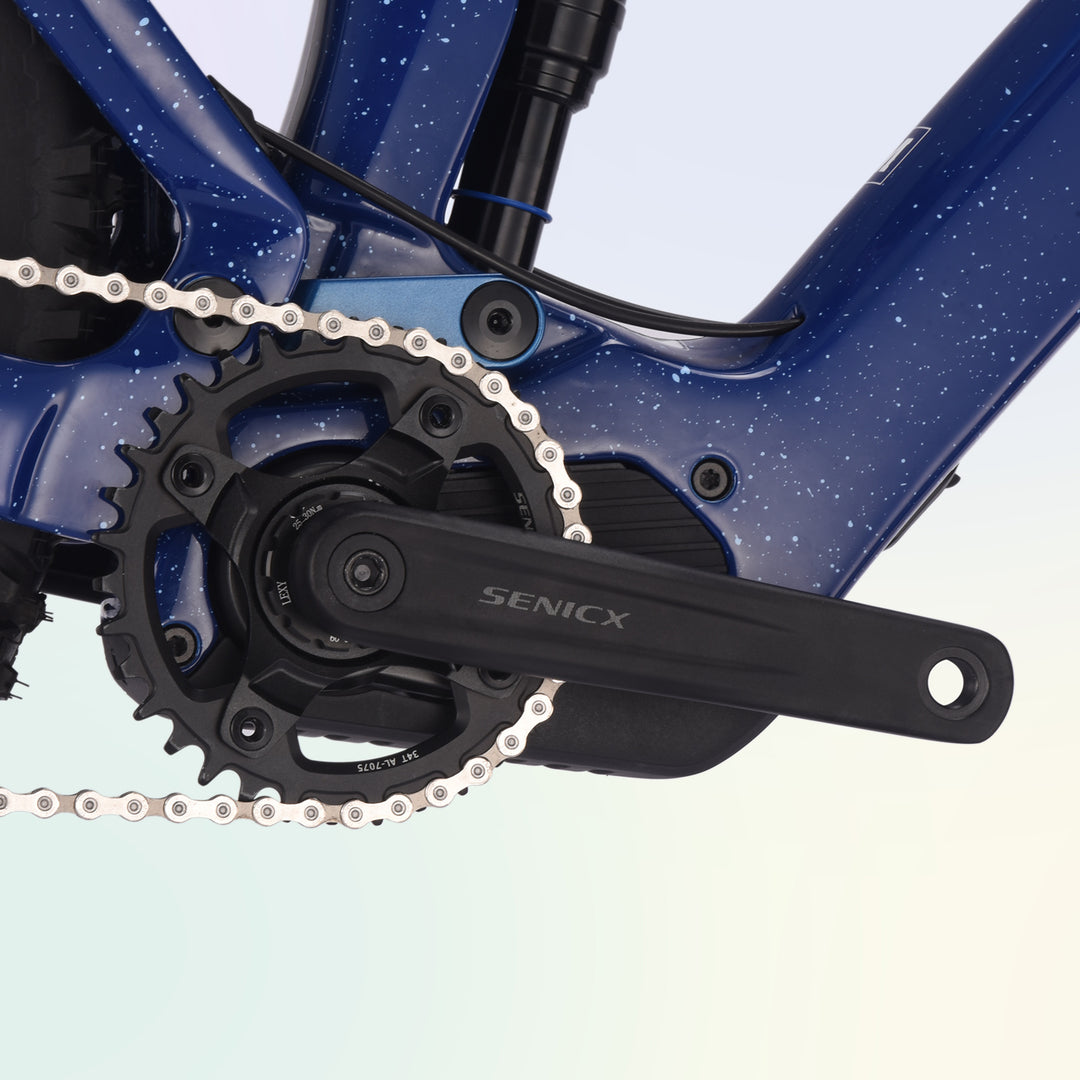 SENICX Crankset | High-Performance Bicycle Chainset with Forged Aluminum Chainrings