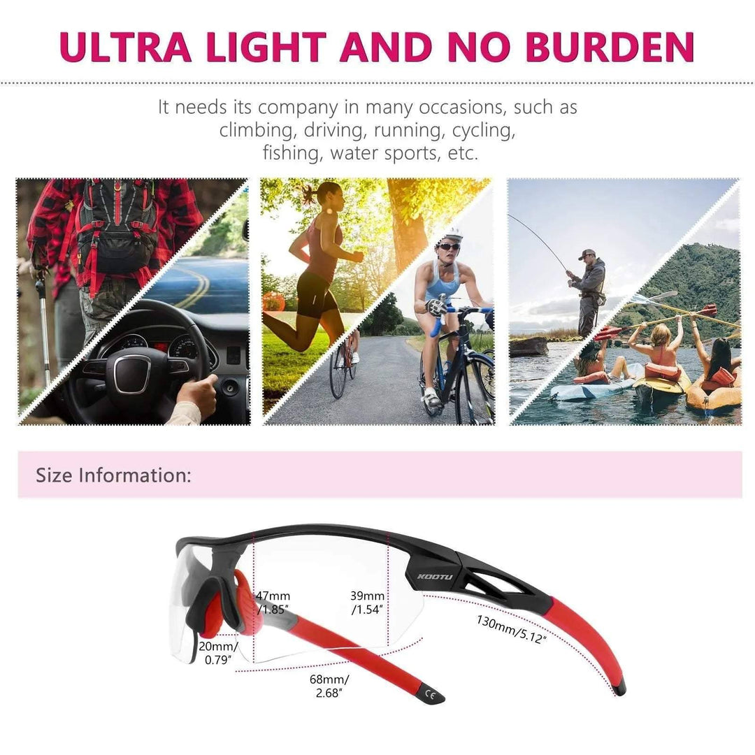Cycling Sunglasses Ultra-light Polarized Cycling Eyewear Sets - SAVA Carbon Bike