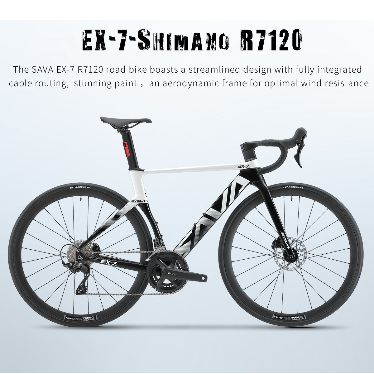 EX7 SL R7120 hydraulic disc brake road bike