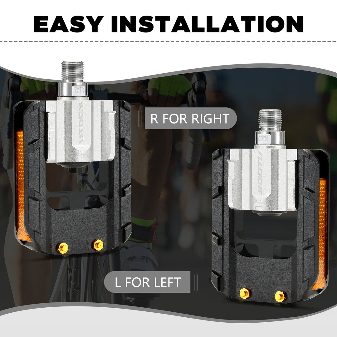 folding bike pedal Folding Pedals Double Side Foldable Pedals 9/16 Universal Pedals – SAVA Carbon Bike
