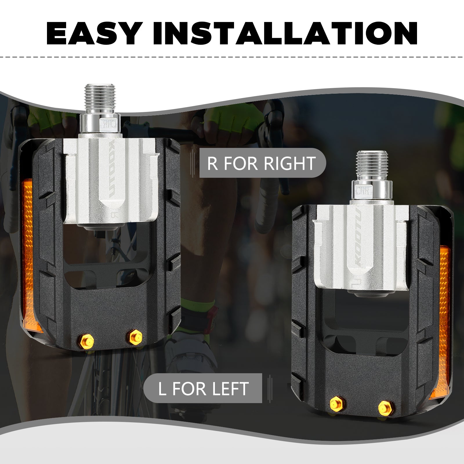 aluminum bicycle folding pedals​-easy to install