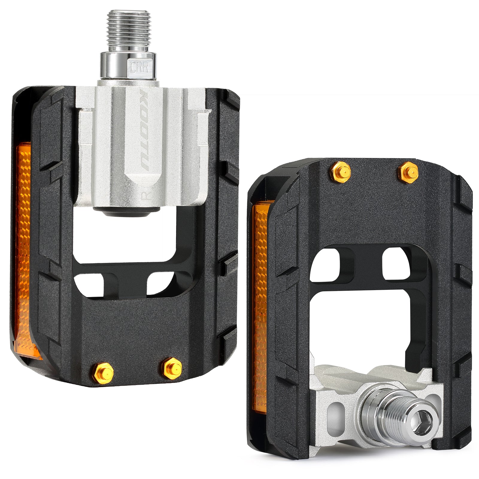 kootu folding bike pedals-black