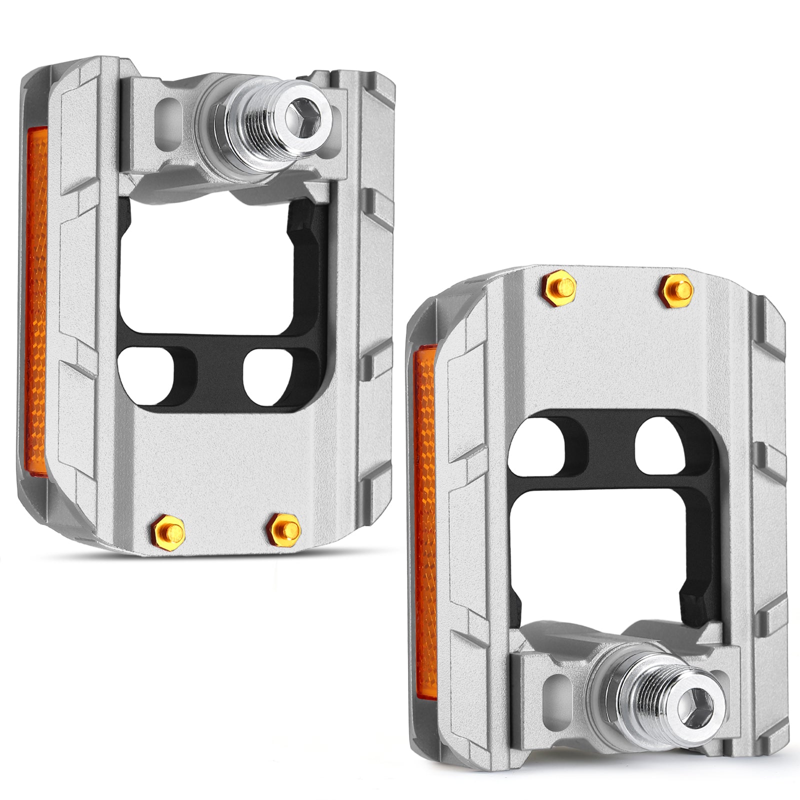 Folding Pedals Double Side Foldable Pedals 9/16 Universal Pedals