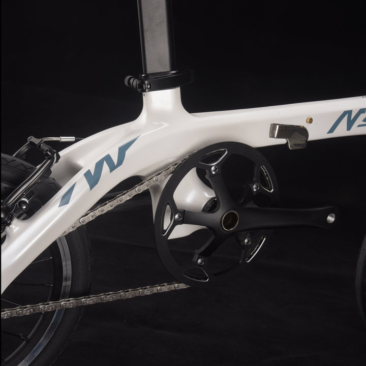 14inch SAVA Z0 carbon folding bike One-click folding buckle