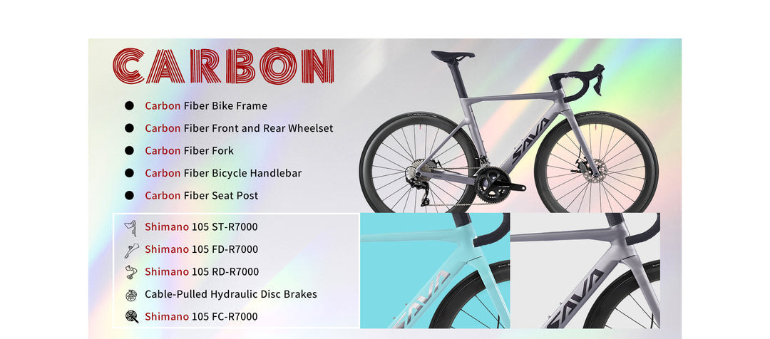 full carbon road bike-sava a7 pro