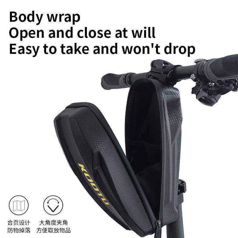 Hard Shell Waterproof Electric Scooter Front Bag Handlebar Bag - SAVA Carbon Bike